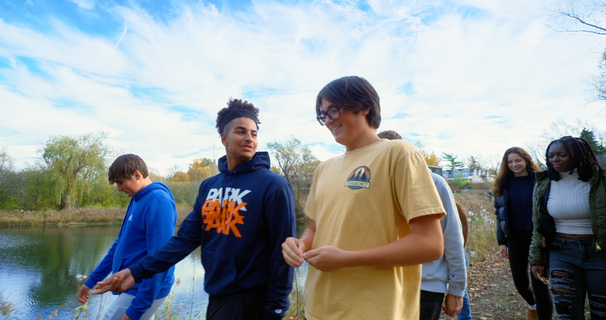 Trey Walking Friends